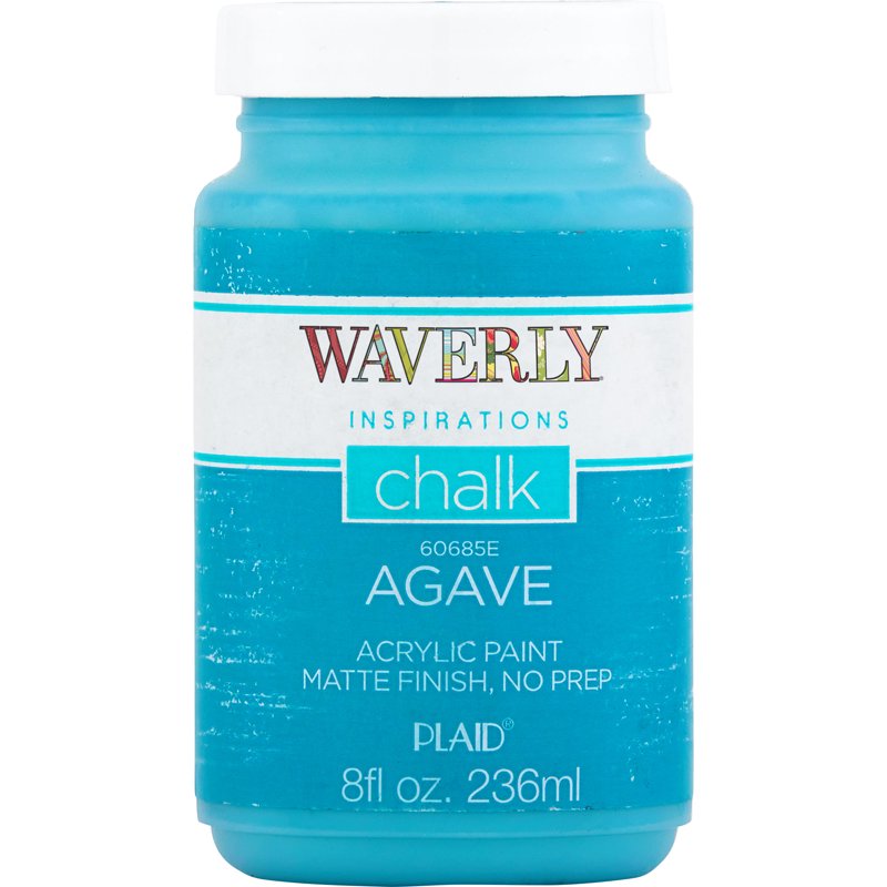 (3 Pack) Waverly Inspirations Chalk Finish Paint - Agave, Ultra Matte, 8 fl oz