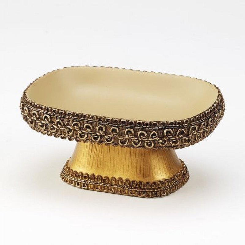 Granite Braided Medallion Soap Dish - Contemporary Design