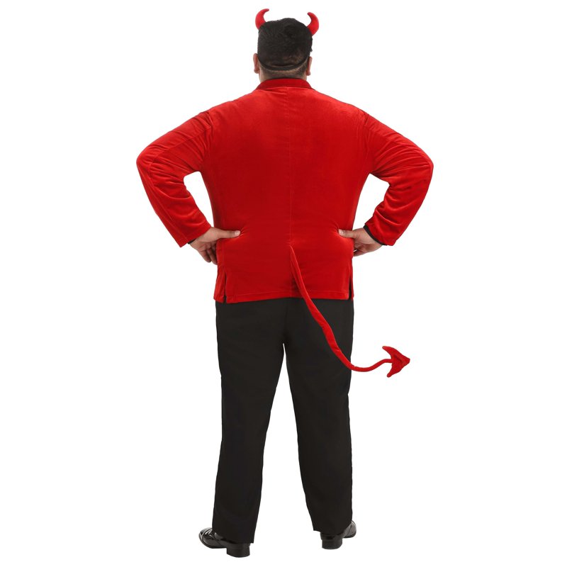 Men's Plus Size Devil Costume 3X Charismatic Horns & Tail