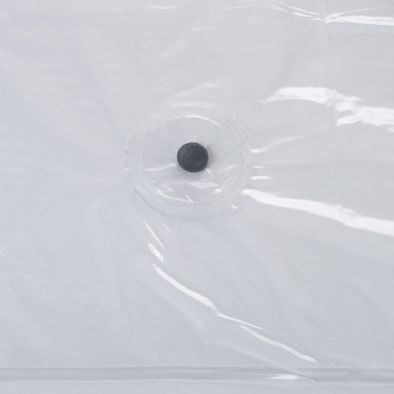 Bath Bliss Clear PVC Shower Liner - 70x72 Inches, Mildew Resistant, Magnet-Weighted Hem - 1 Pack Super Clear