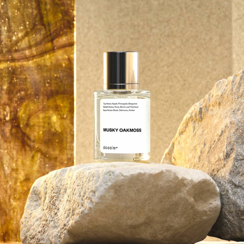 Musky Oakmoss Eau De Parfum for Men - Long-Lasting Woody Chypre Scent 1.7oz