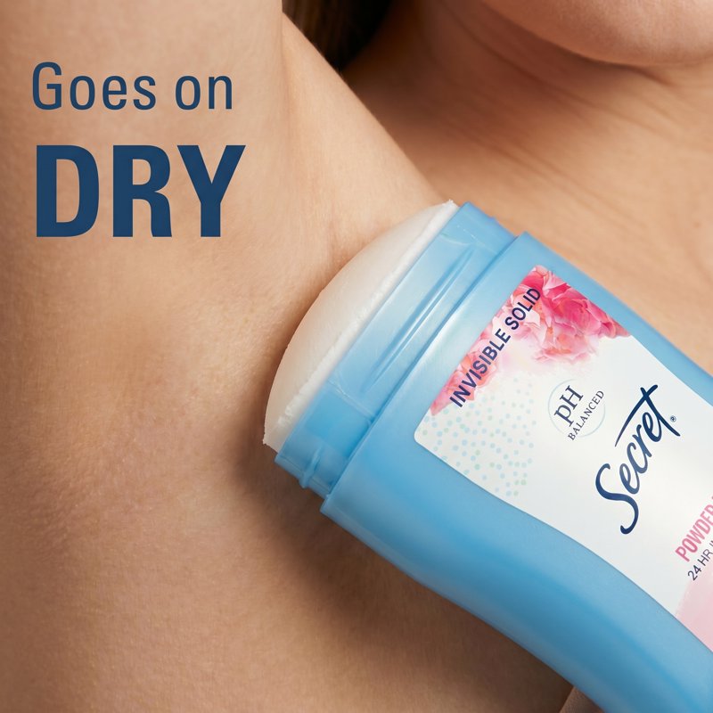 Invisible Solid Antiperspirant Deodorant Stick - Powder Fresh, 2.6oz