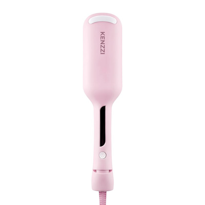 2-Barrel Hair Waver with 6 Heat Settings - Pink