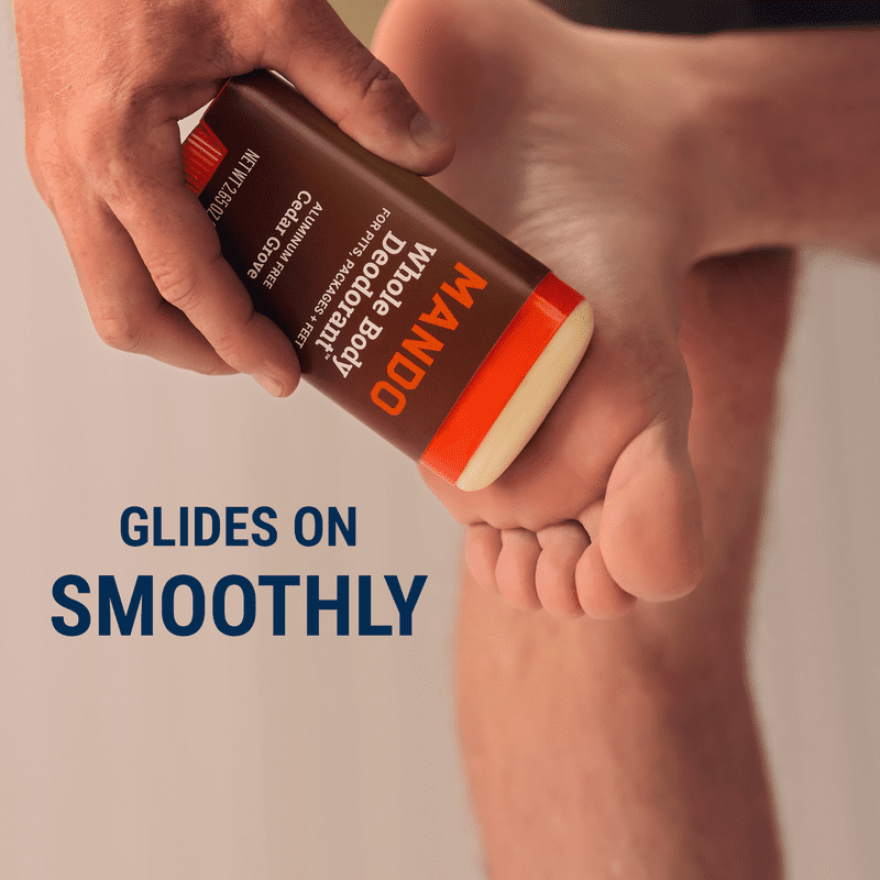 Whole Body Deodorant Stick for Men - Aluminum-Free, 72-Hour Odor Control, Cedar Grove, 2.65 oz - Blue