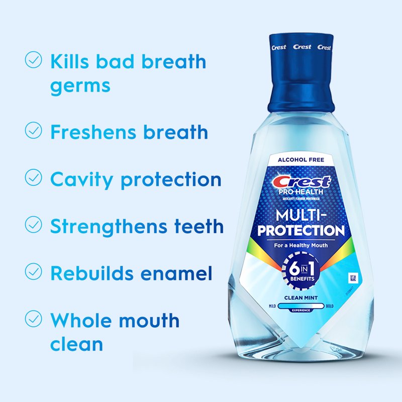 Pro-Health Multi-Protection Mouthwash - Alcohol-Free Anticavity Rinse 500mL
