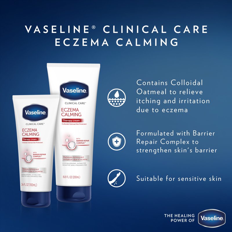 Clinical Care Eczema Calming Body Cream with Colloidal Oatmeal - 6.8 oz