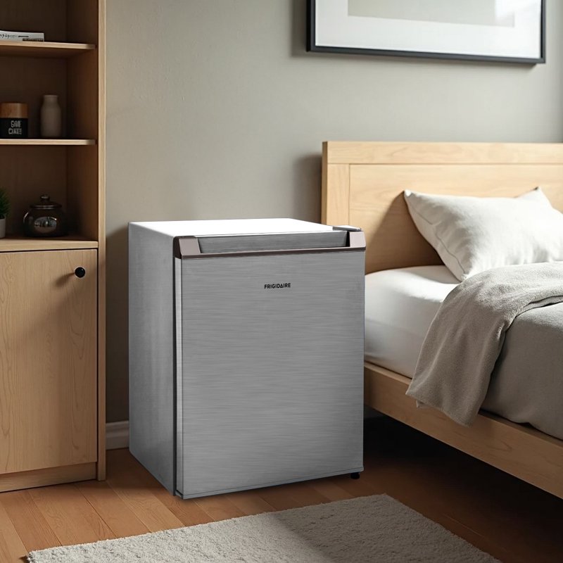 1.6 Cu. Ft. Compact Refrigerator with Chiller Compartment for Dorm & Office