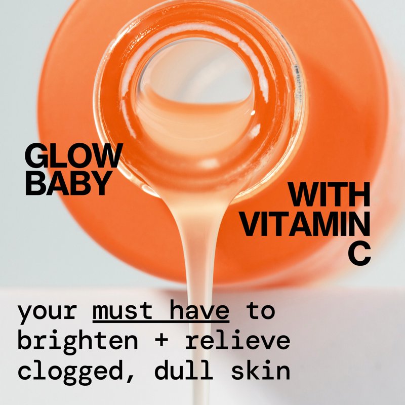 Glow Baby Booster Facial Serum with Vitamin C & Glycolic Acid