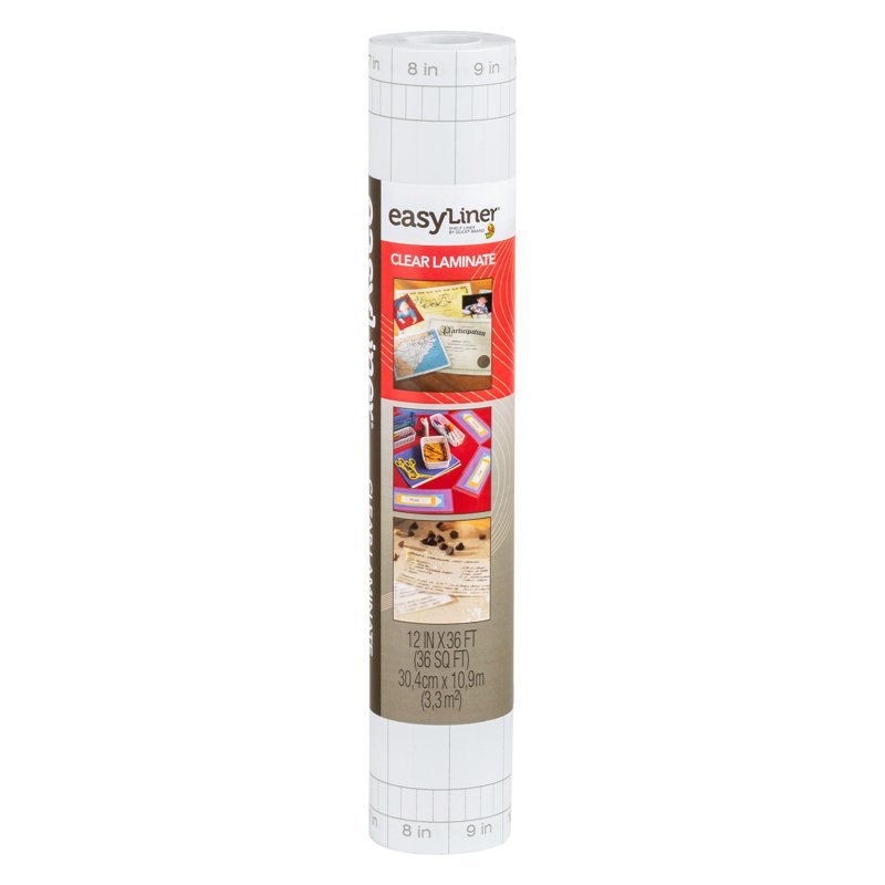 Clear Adhesive Laminate Shelf Liner - 12 in x 36 ft, 2 Pack