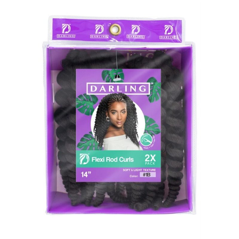 Darling Flexi Rod Curl Hair Extensions - 14 Inch, 2 Pack