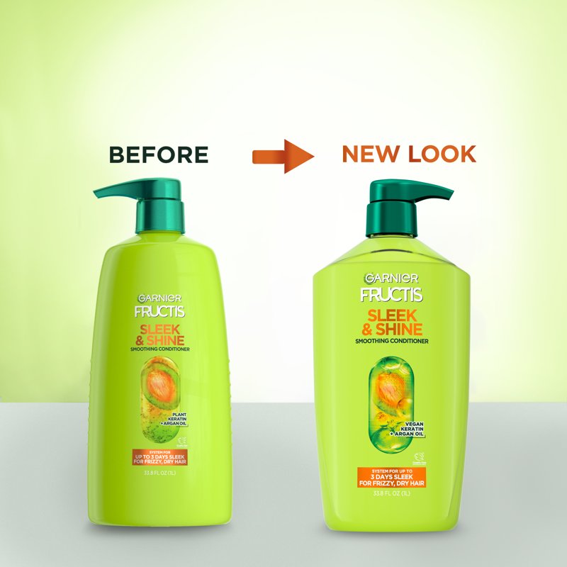 Sleek and Shine Smoothing Conditioner with Argan Oil for Frizzy Hair