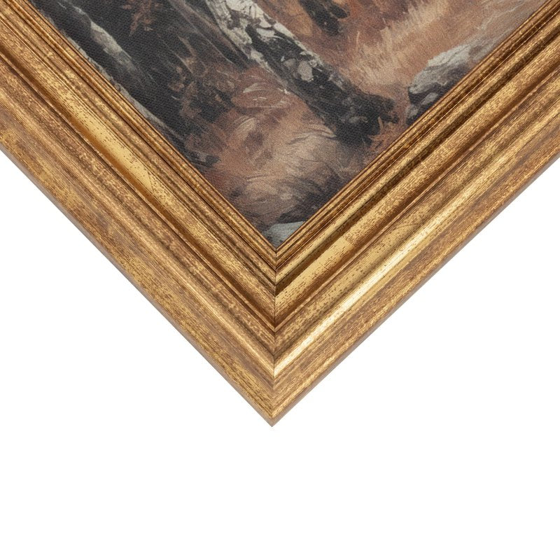 Halloween Framed Canvas Wall Art - Spooky 14x11 Decor for Home