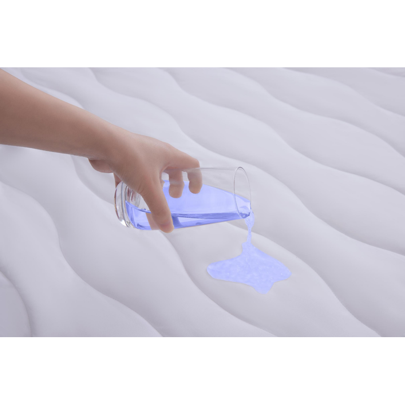 Waterproof Cotton Mattress Pad Queen Size 250 Thread Count Bed Protector