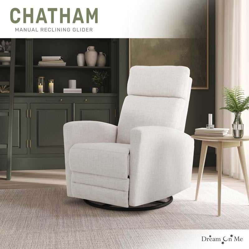 Glider Recliner Rocking Chair with 360° Swivel Motion - Multiple Colors
