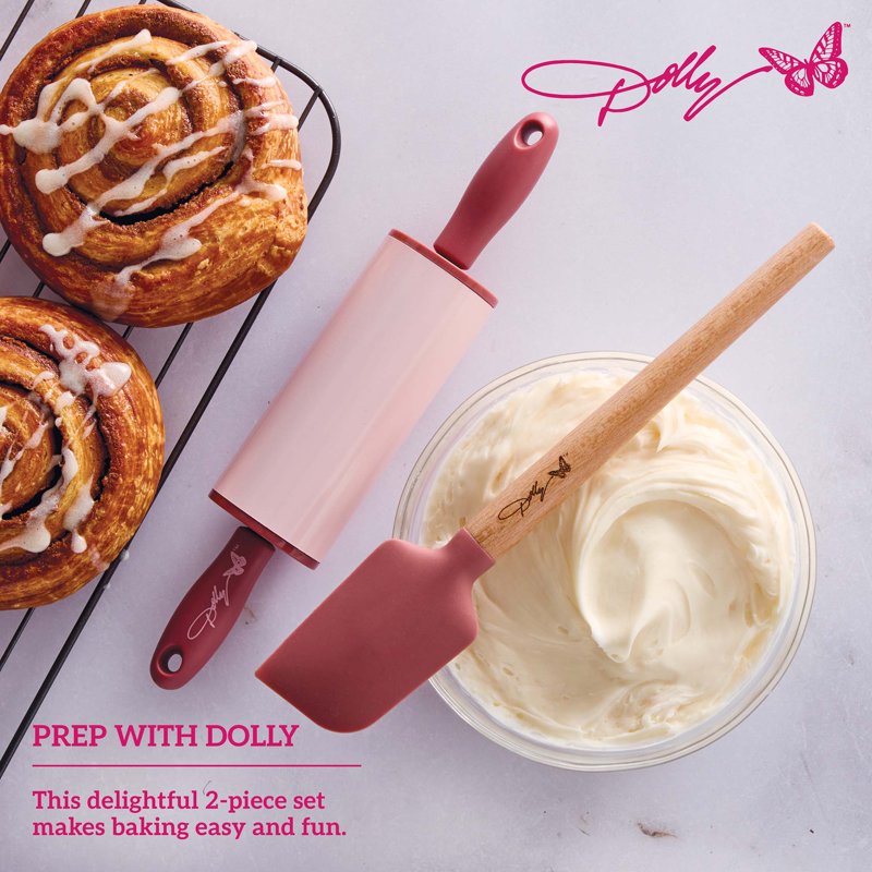 Mini Spatula and Rolling Pin Set - Blush
