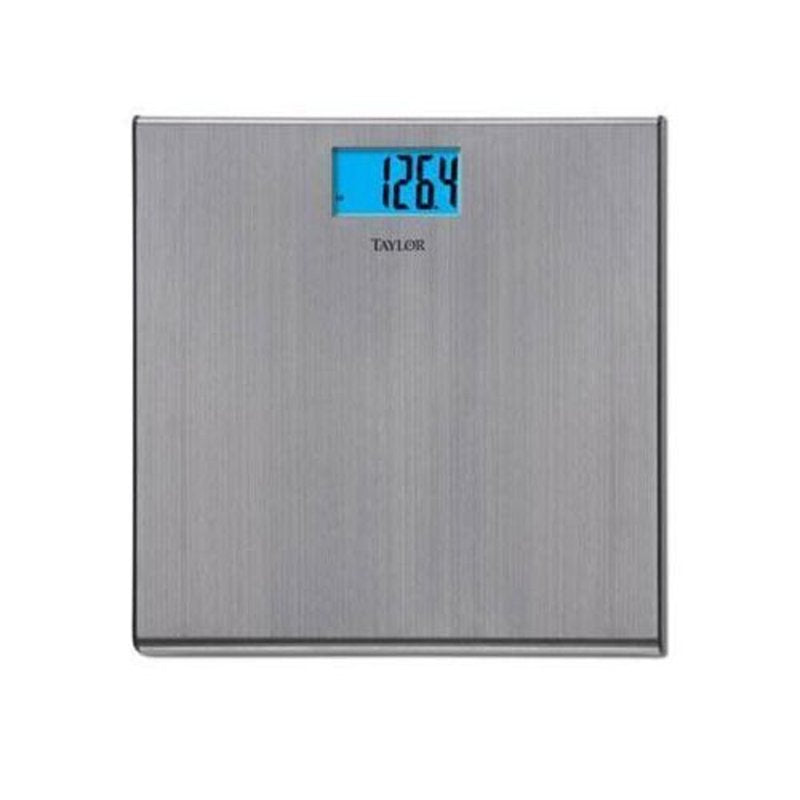 Digital Bathroom Scale Stainless Steel Thin Platform 440 lbs
