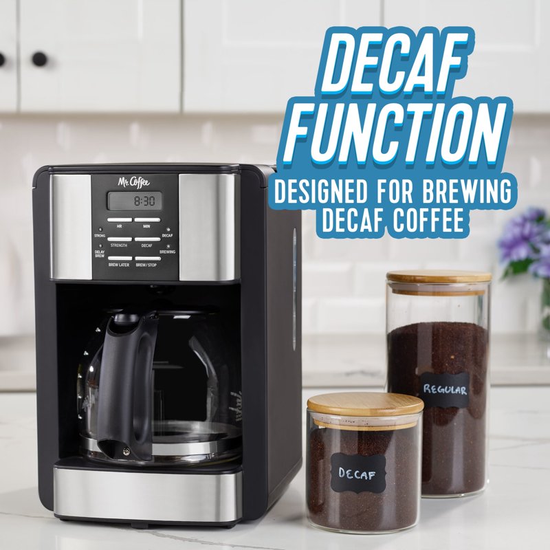 12-Cup Programmable Coffee Maker with 3-Way Brew Selector & Auto-Shutoff