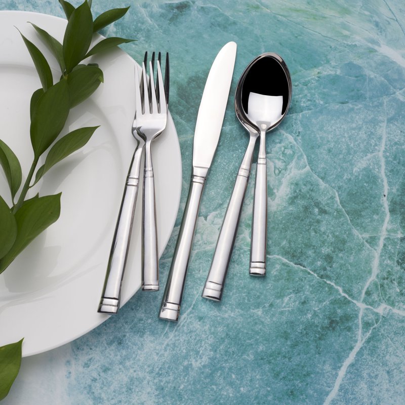 20-Piece Stainless Steel Flatware Set - Service for 4