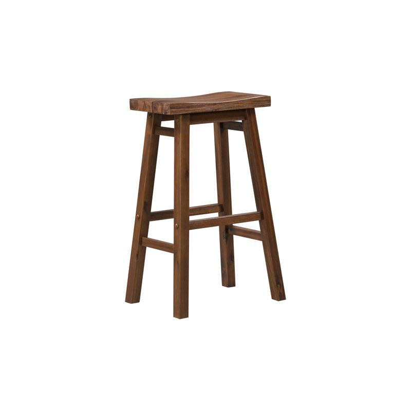 Sonoma Saddle Barstool - Chestnut Wire-Brush Finish