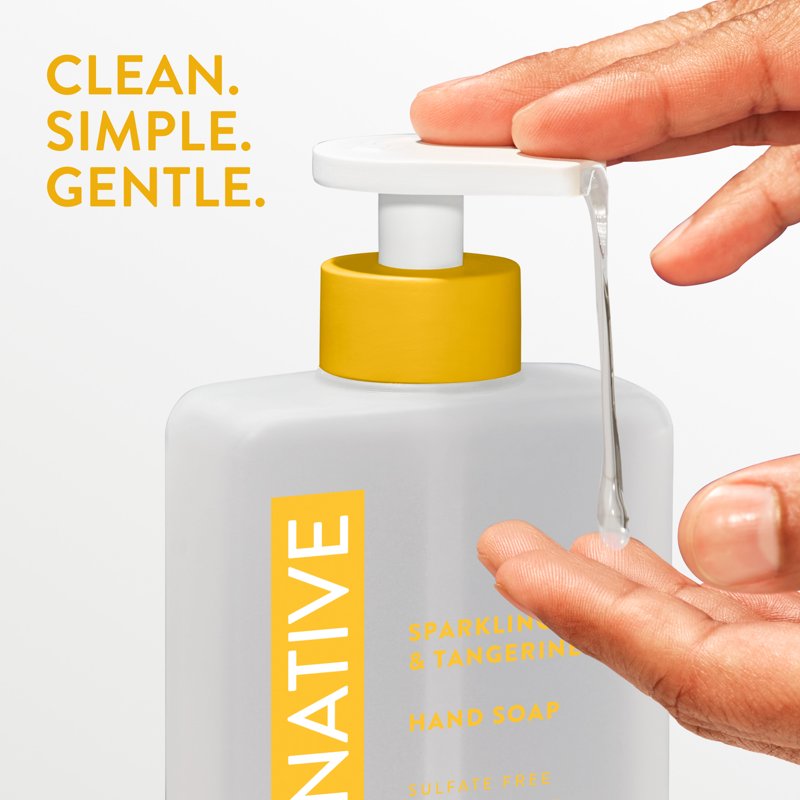 Liquid Hand Soap, Sparkling Lemon & Tangerine, Sulfate-Free, 13 fl oz