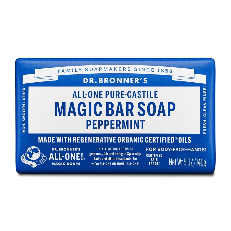 Peppermint Pure-Castile Bar Soap - 2 Pack