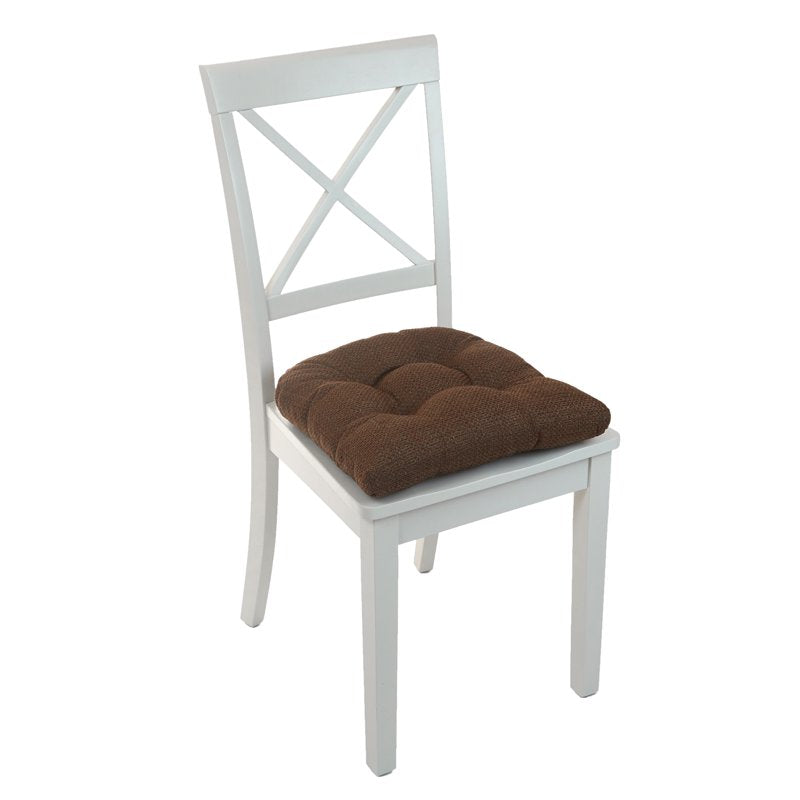 Non-Slip 17" x 17" Jumbo Chair Cushion - Brown