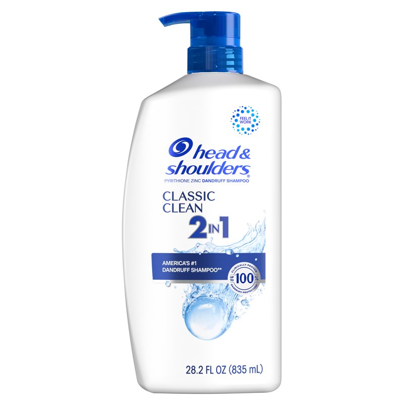 Classic Clean 2-in-1 Dandruff Shampoo and Conditioner, 28.2 fl oz