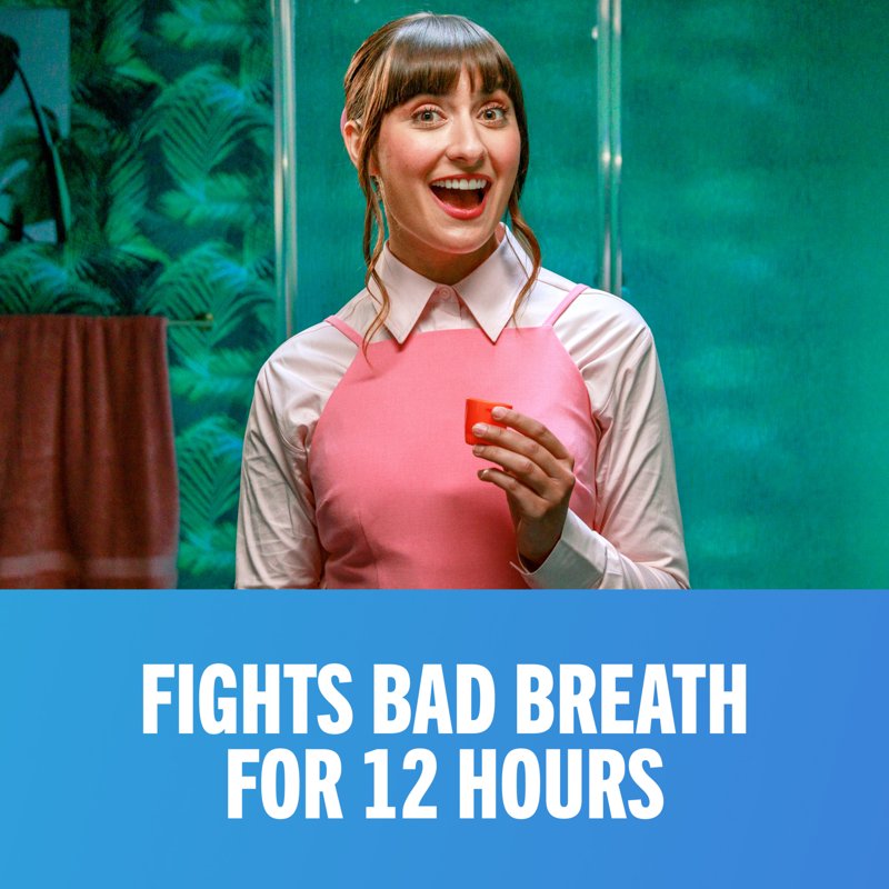 Fresh Breath Alcohol-Free Mouthwash, Icy Mint, 16 fl oz