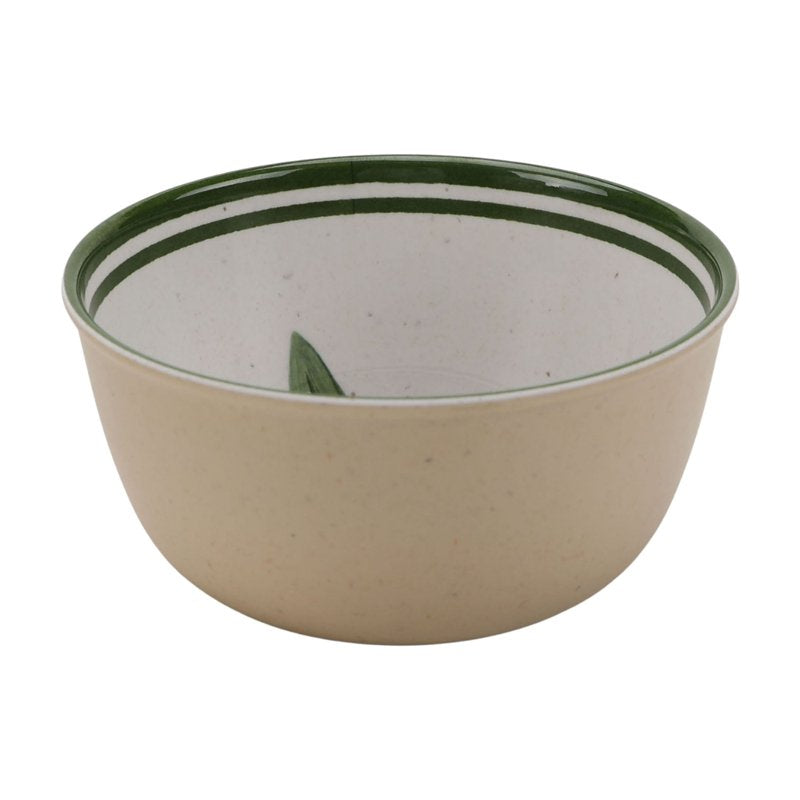 14 oz Reusable Bamboo Melamine Dip Bowl Set - Olive (2 Count)