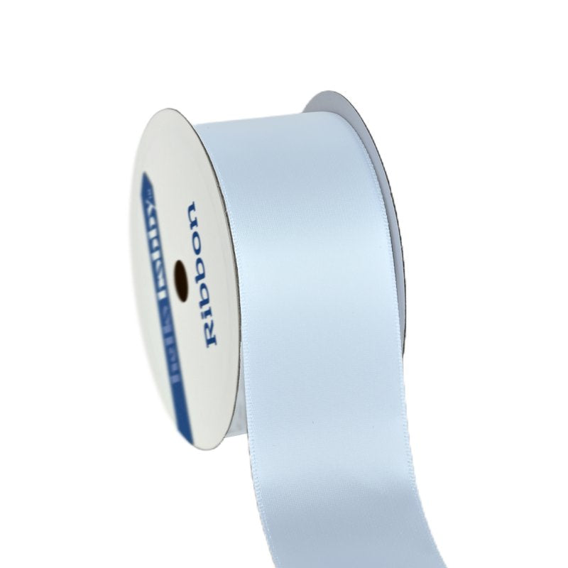 White Satin Ribbon 1.5 Inch Wide, 7 Yards for Craft & Gift Wrapping