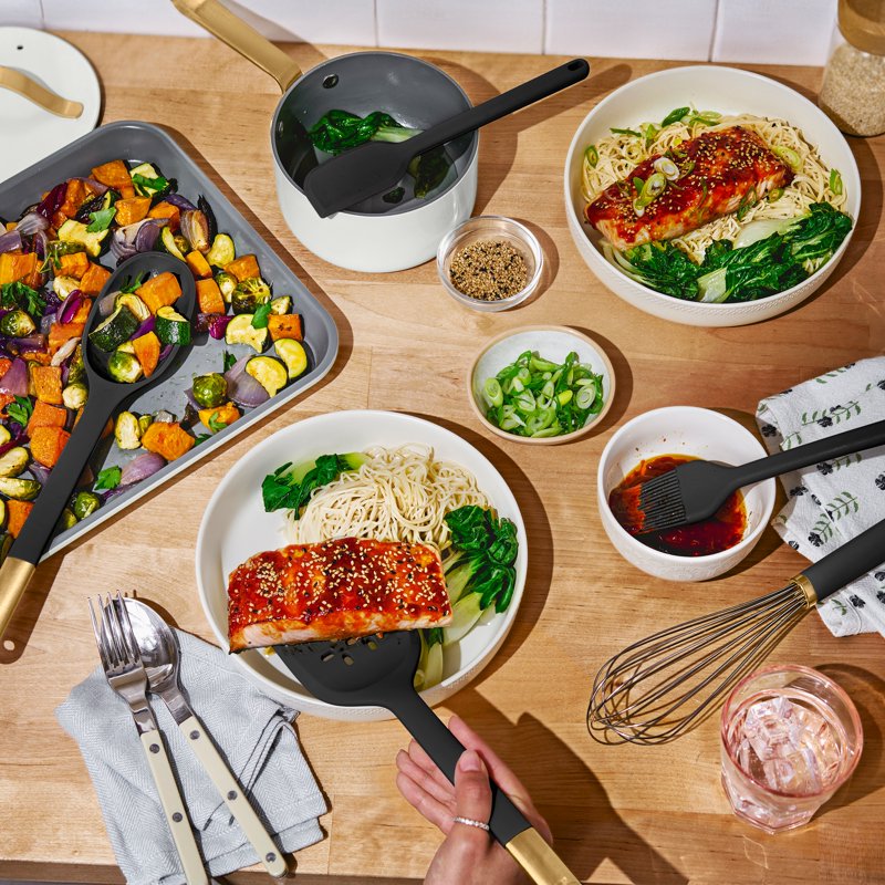5-Piece Kitchen Tool Set - Black Sesame