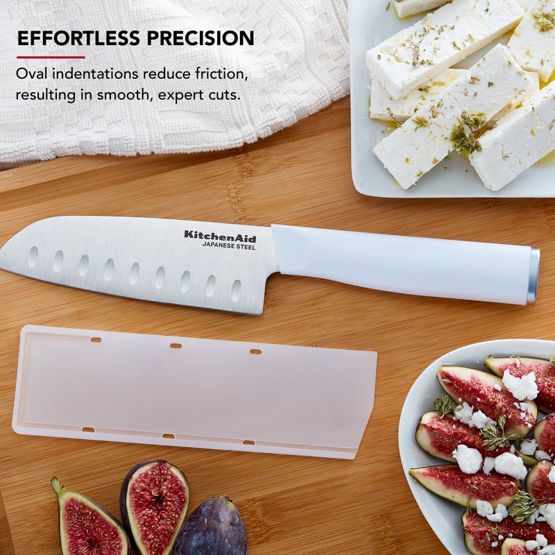 5-Inch Santoku Knife with Sheath - High-Carbon Japanese Steel