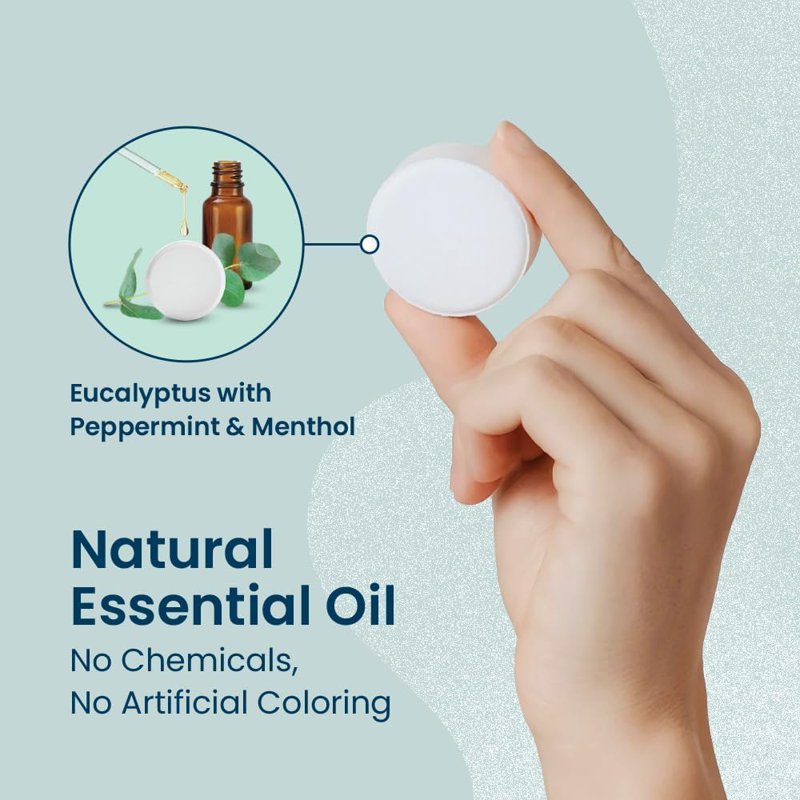 Eucalyptus Shower Steamers - 3 Count Aromatherapy Tablets