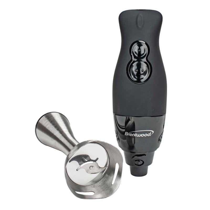200-Watt Hand Blender with 2 Speeds & Stainless Steel Blades - Black