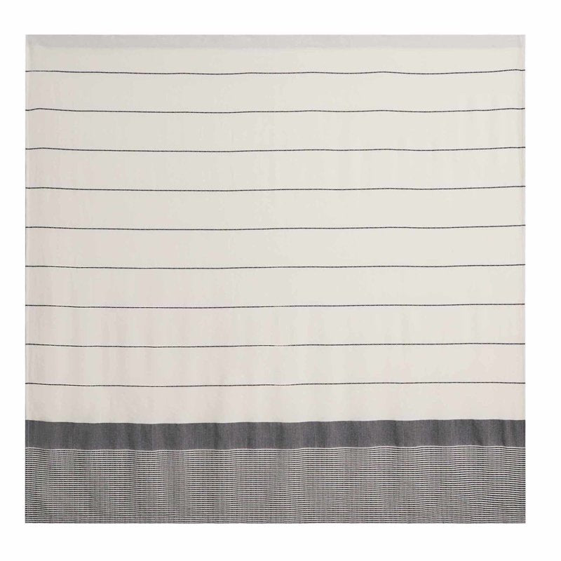 Cotton Polyester Shower Curtain - 72 x 72 Inches, Farmhouse Style