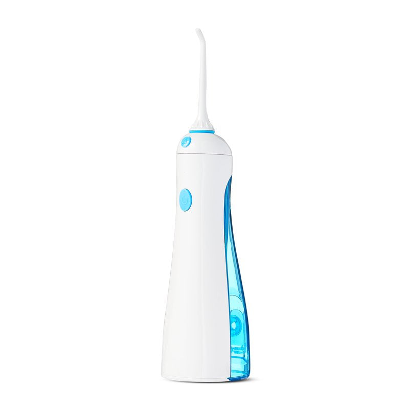 Cordless Water Flosser with Removable Tank & 2 Pressure Tips - White
