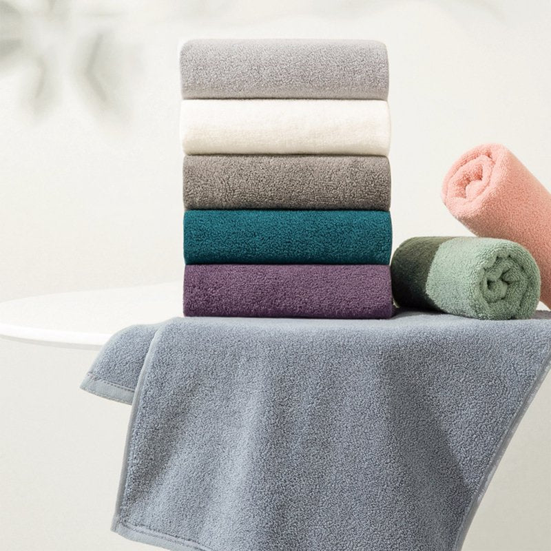 Cotton Hand Towels Set - Light Green, 2-Piece, Absorbent & Soft