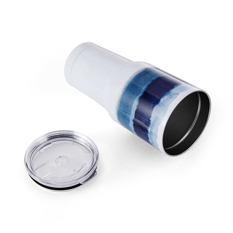30 oz Double-Wall Stainless Steel Tumbler - Water Color White