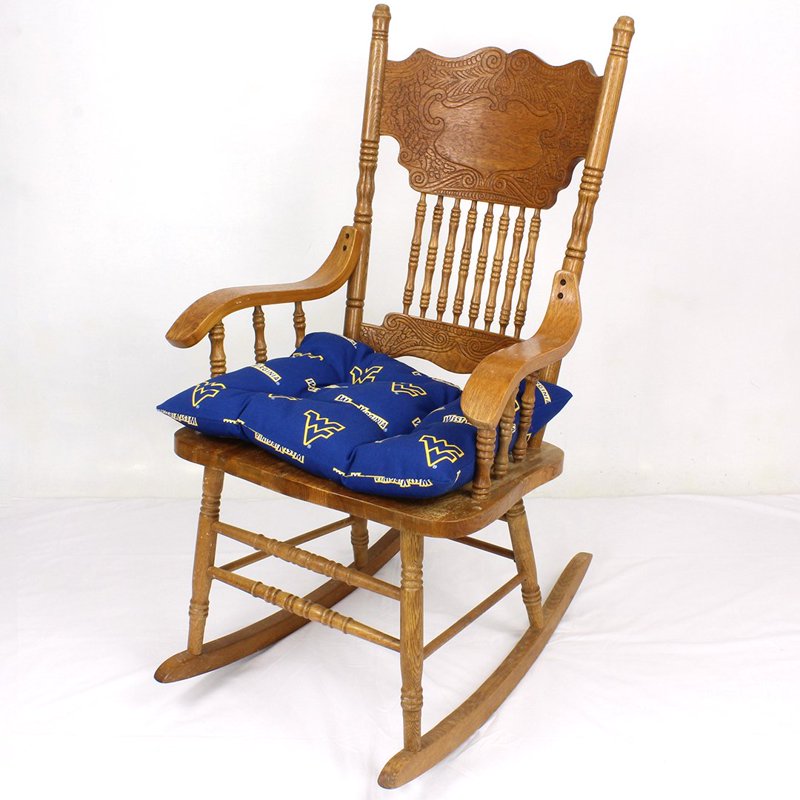 West Virginia Mountaineers Chair Cushion - Rocker Pad