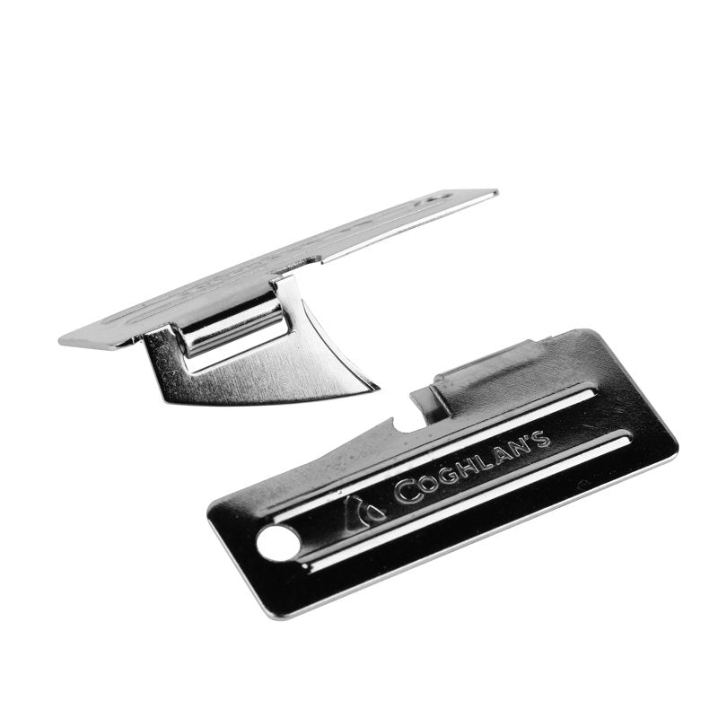 G.I. Can Opener Set - Nickel-Plated Steel, 2-Pack for Camping