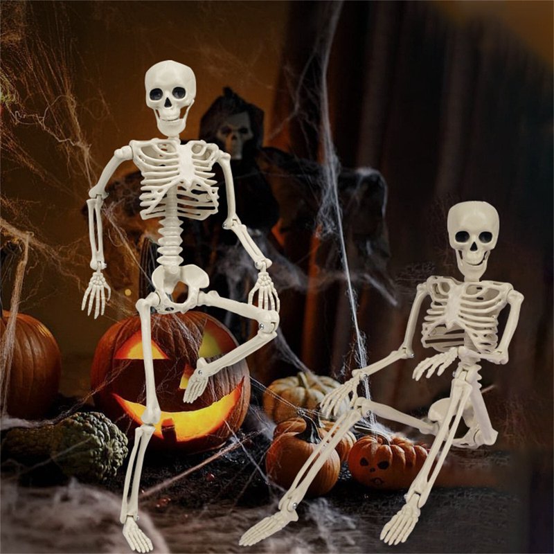 Halloween Skeleton Decoration Props Set - Outdoor Ghost House Halloween Decor - Variation E-1