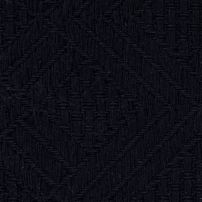 Woven Diamond Table Runner - Black - 14" x 72" Cotton