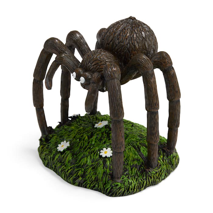 Halloween Spider Reptile Habitat Hideaway - Large Creepy Decor for Reptiles