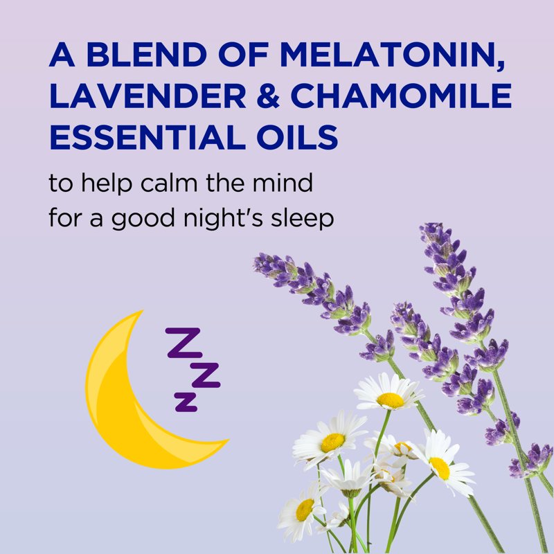 Sleep Spray with Melatonin, Lavender & Chamomile Essential Oils - 6 fl oz