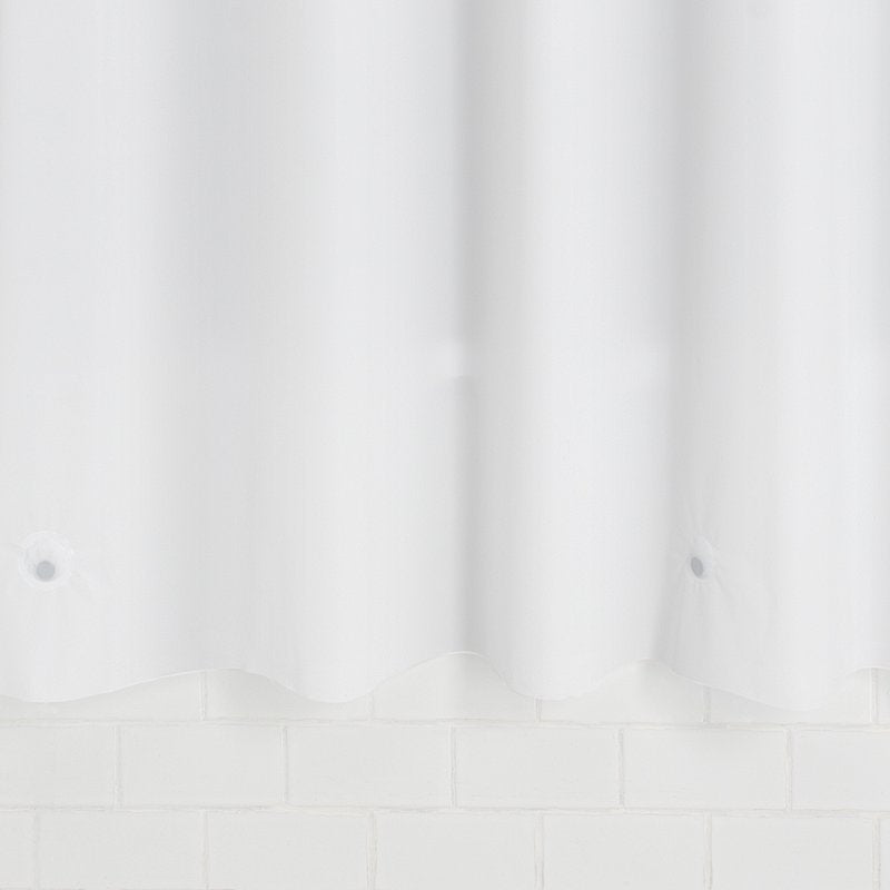 (2 Pack) Mainstays Lightweight PEVA Shower Curtain Liner 70x71 Inches - White