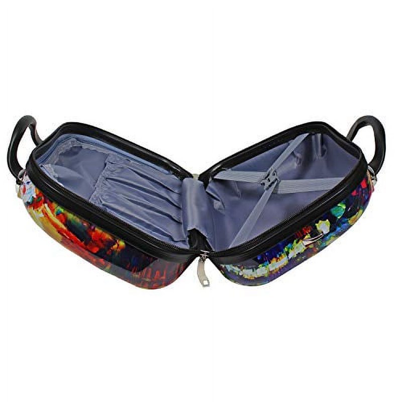 13-Inch Paris Nights Cosmetic Tote Bag with Shoulder Strap
