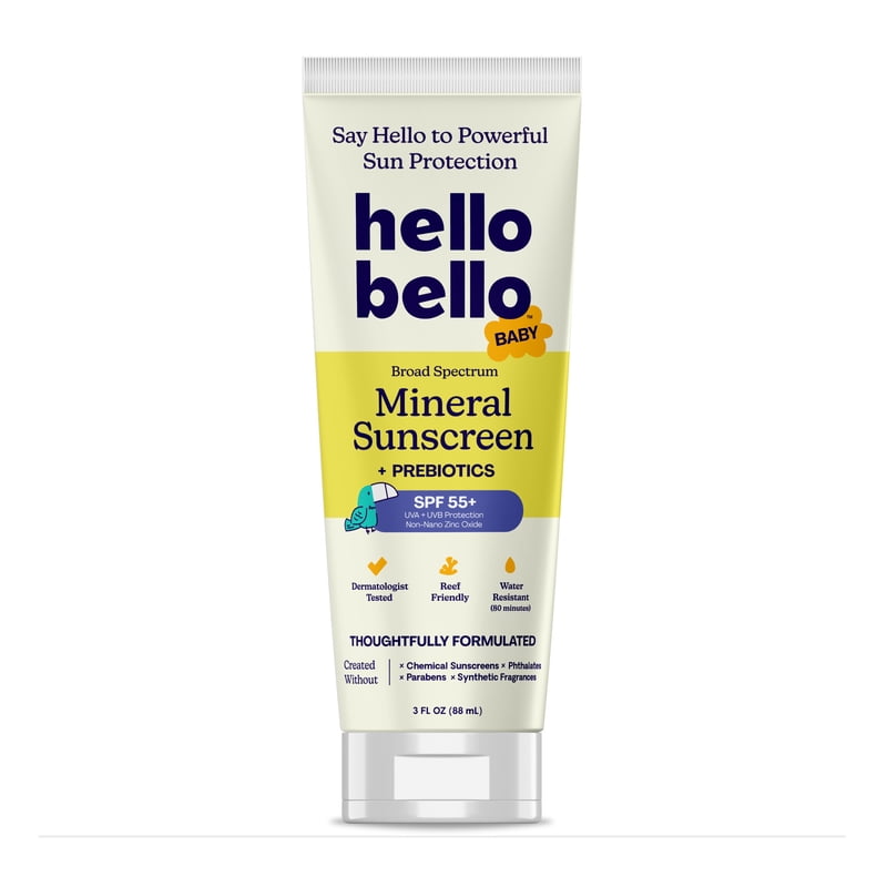 Baby Mineral Sunscreen Lotion SPF 55+ with Prebiotics - 3 oz