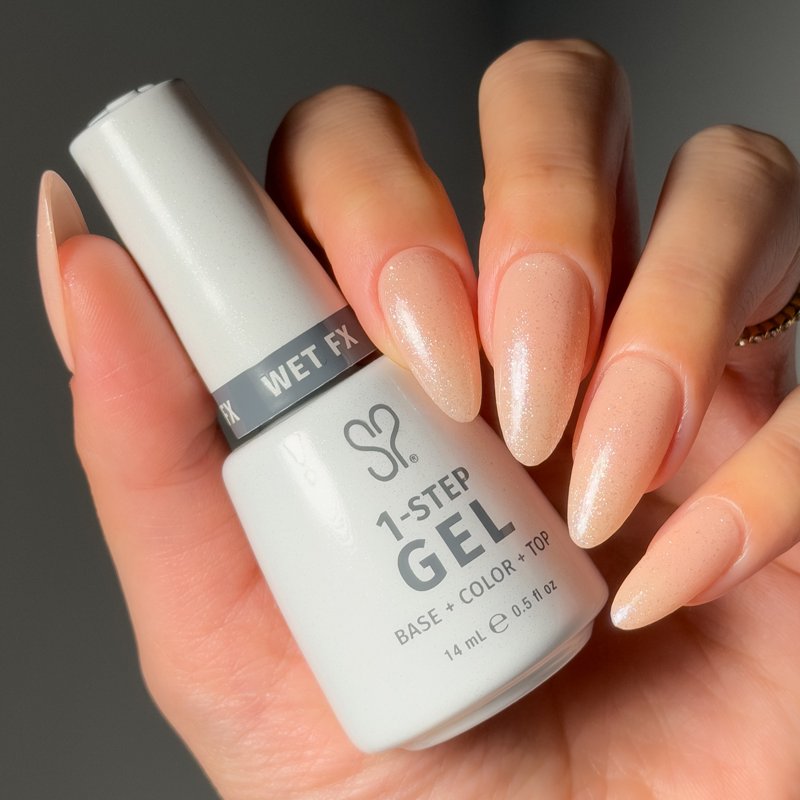 Wet FX 3-in-1 Gel Nail Polish - High Shine Chip-Free Color, 0.5 fl oz