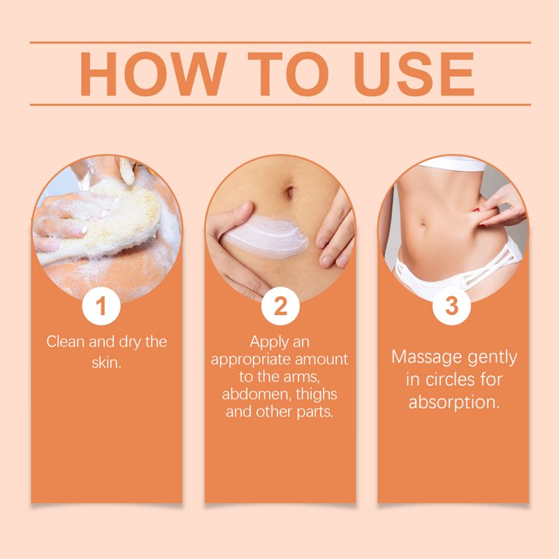 Belly Firming Cream with Ginger - Moisturizer for Tightening Crepey Skin
