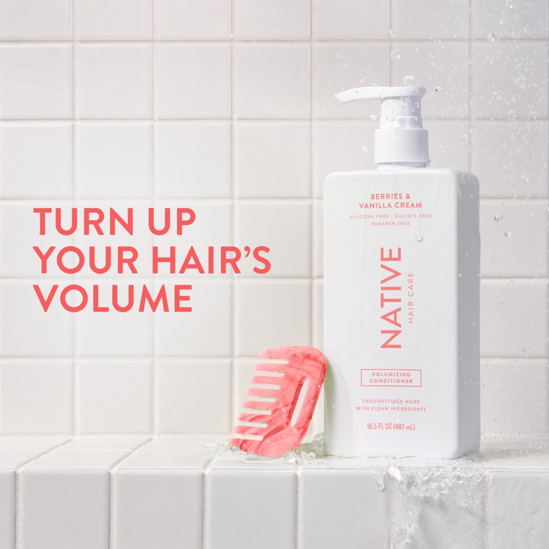 Volumizing Conditioner for Thin Hair, Berries & Vanilla Cream, 16.5 fl oz